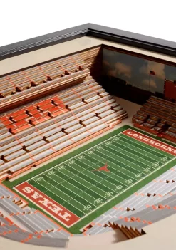 Coupon 🤩 NCAA Texas Longhorns 25-Layer StadiumViews 3D Wall Art - Darrell K Royal–Texas Memorial Stadium by You The Fan 🔥 -You The Fan Sales Belk 2410