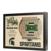 Cheap ✔️ NCAA Michigan State Spartans 25-Layer StadiumViews 3D Wall Art - Spartan Stadium by You The Fan 🌟 -You The Fan Sales Belk 2426