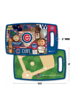 Hot Sale 😀 MLB Chicago Cubs Retro Series Cutting Board by You The Fan 🎁 -You The Fan Sales Belk 2463