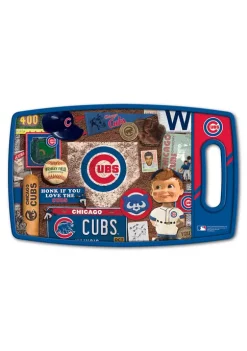 Hot Sale 😀 MLB Chicago Cubs Retro Series Cutting Board by You The Fan 🎁 -You The Fan Sales Belk 2466