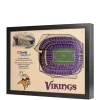 New 🛒 NFL Minnesota Vikings 25-Layer StadiumViews 3D Wall Art - U.S. Bank Stadium by You The Fan 🔥 -You The Fan Sales Belk 2483