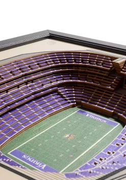 New 🛒 NFL Minnesota Vikings 25-Layer StadiumViews 3D Wall Art - U.S. Bank Stadium by You The Fan 🔥 -You The Fan Sales Belk 2485