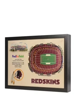 Outlet 😍 NFL Washington Redskins 25-Layer StadiumViews 3D Wall Art - FedExField by You The Fan 💯 -You The Fan Sales Belk 2494