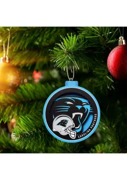 Wholesale 💯 NFL Carolina Panthers 3D Logo Series Ornaments by You The Fan 🔔 -You The Fan Sales Belk 2501