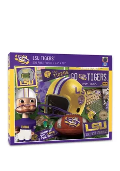 Best reviews of 🥰 NCAA LSU Tigers Retro Series Puzzle - 500 Pieces by You The Fan ✨ -You The Fan Sales Belk 2519
