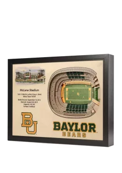 Cheapest 🌟 NCAA Baylor Bears 25-Layer StadiumViews 3D Wall Art - McLane Stadium by You The Fan ⌛ -You The Fan Sales Belk 2561