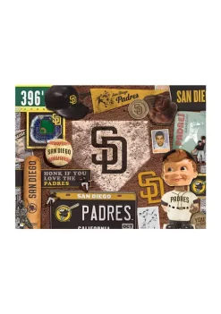 Flash Sale 🥰 MLB San Diego Padres Retro Series Puzzle - 500 Pieces by You The Fan ✔️ -You The Fan Sales Belk 2563