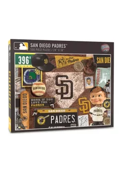 Flash Sale 🥰 MLB San Diego Padres Retro Series Puzzle - 500 Pieces by You The Fan ✔️ -You The Fan Sales Belk 2564