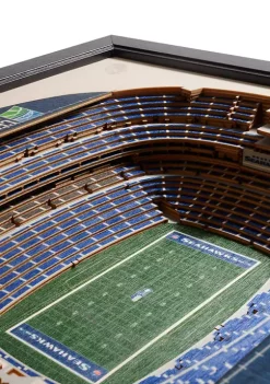 Deals 🔥 NFL Seattle Seahawks 25 Layer StadiumViews 3D Wall Art - CenturyLink Field by You The Fan 😍 -You The Fan Sales Belk 2567
