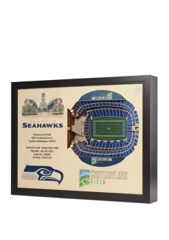 Deals 🔥 NFL Seattle Seahawks 25 Layer StadiumViews 3D Wall Art - CenturyLink Field by You The Fan 😍 -You The Fan Sales Belk 2570