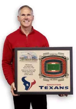 Best reviews of ⭐ NFL Houston Texans 25-Layer StadiumViews 3D Wall Art - NRG Stadium by You The Fan 🔥 -You The Fan Sales Belk 2574