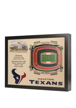 Best reviews of ⭐ NFL Houston Texans 25-Layer StadiumViews 3D Wall Art - NRG Stadium by You The Fan 🔥 -You The Fan Sales Belk 2576