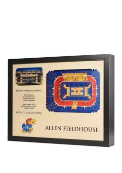 Best deal 🌟 NCAA Kansas Jayhawks 25-Layer StadiumViews 3D Wall Art - Allen Fieldhouse by You The Fan 🤩
