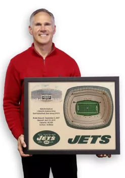 Hot Sale 🔥 NFL New York Jets 25-Layer StadiumViews 3D Wall Art - MetLife Stadium by You The Fan 🤩 -You The Fan Sales Belk 2598