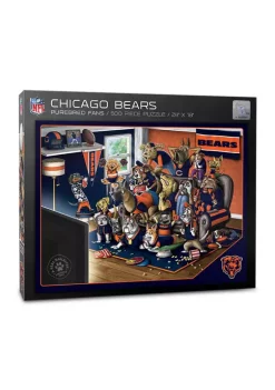 Outlet π NFL Chicago Bears Purebred Fans 500-Piece Puzzle-"A Real Nailbiter" by You The Fan π―