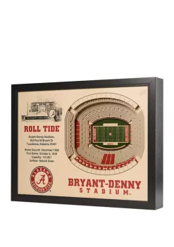 Hot Sale 😍 NCAA Alabama Crimson Tide 25-Layer StadiumViews 3D Wall Art - Bryant-Denny Stadium by You The Fan 🥰