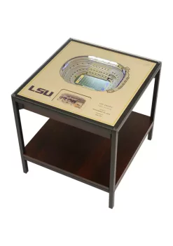 Best Pirce 🛒 NCAA LSU Tigers 25-Layer StadiumViews Lighted End Table - Tiger Stadium by You The Fan 🤩