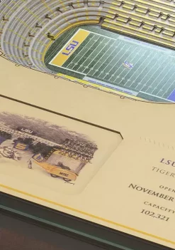 Best Pirce 🛒 NCAA LSU Tigers 25-Layer StadiumViews Lighted End Table - Tiger Stadium by You The Fan 🤩 -You The Fan Sales Belk 2621