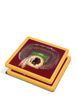 New ✨ NFL Washington Redskins 3D StadiumViews 2 Pack Coaster Set - FedExField by You The Fan 💯 -You The Fan Sales Belk 264