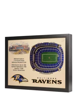 Hot Sale ⌛ NFL Baltimore Ravens 25-Layer StadiumViews 3D Wall Art - M&T Bank Stadium by You The Fan 👍