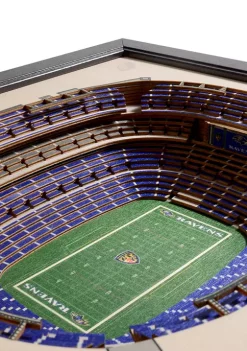 Hot Sale ⌛ NFL Baltimore Ravens 25-Layer StadiumViews 3D Wall Art - M&T Bank Stadium by You The Fan 👍 -You The Fan Sales Belk 2656