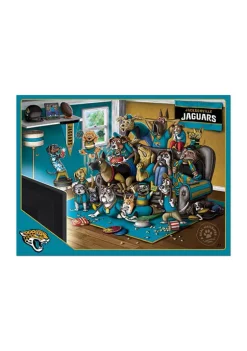 Budget 🌟 NFL Jacksonville Jaguars Purebred Fans 500-Piece Puzzle-"A Real Nailbiter" by You The Fan 😀 -You The Fan Sales Belk 2671
