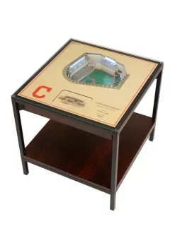 Coupon 🤩 MLB Cleveland Indians 25 Layer StadiumViews Lighted End Table - Progressive Field by You The Fan 🤩