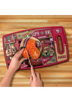 Coupon 🤩 NFL San Francisco 49ers Retro Series Cutting Board by You The Fan 🌟 -You The Fan Sales Belk 2692
