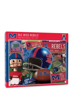 Brand new 👍 NCAA Mississippi Rebels Retro Series Puzzle - 500 Pieces by You The Fan 🥰 -You The Fan Sales Belk 2700