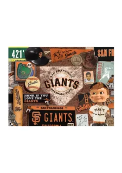 Budget 😍 MLB San Francisco Giants Retro Series Puzzle - 500 Pieces by You The Fan ✨ -You The Fan Sales Belk 2702