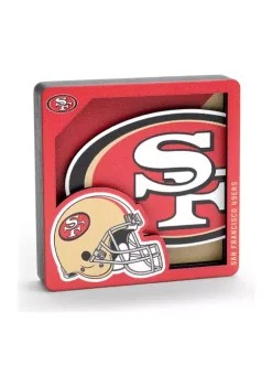 Cheapest 🔔 NFL San Francisco 49ers 3D Logo Series Magnets by You The Fan 😍 -You The Fan Sales Belk 2712