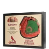 Deals 😍 MLB St. Louis Cardinals 25-Layer StadiumViews 3D Wall Art - Busch Stadium by You The Fan 🎉 -You The Fan Sales Belk 2716