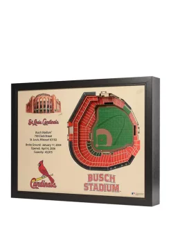 Deals 😍 MLB St. Louis Cardinals 25-Layer StadiumViews 3D Wall Art - Busch Stadium by You The Fan 🎉