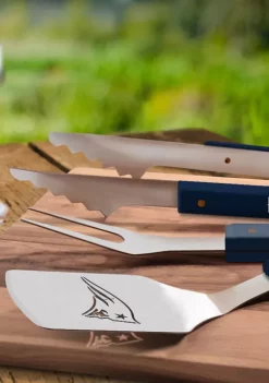 Hot Sale ✔️ NFL New England Patriots Spirit Series 3-Piece BBQ Set by You The Fan ✔️ -You The Fan Sales Belk 2725