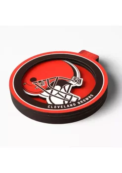 Discount 🛒 NFL Cleveland Browns 3D Logo Series Ornaments by You The Fan 💯 -You The Fan Sales Belk 2729