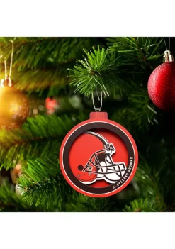 Discount 🛒 NFL Cleveland Browns 3D Logo Series Ornaments by You The Fan 💯 -You The Fan Sales Belk 2730