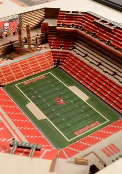 Wholesale 🛒 NFL Tampa Bay Buccaneers 25-Layer StadiumViews 3D Wall Art - Raymond James Stadium by You The Fan 👏 -You The Fan Sales Belk 2742