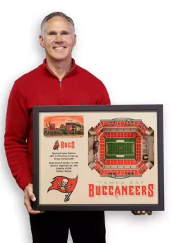 Wholesale 🛒 NFL Tampa Bay Buccaneers 25-Layer StadiumViews 3D Wall Art - Raymond James Stadium by You The Fan 👏 -You The Fan Sales Belk 2743