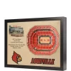 Brand new 🌟 NCAA Louisville Cardinals 25-Layer StadiumViews 3D Wall Art - KFC Yum! Center by You The Fan 👏 -You The Fan Sales Belk 2746
