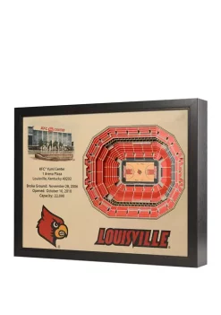Brand new 🌟 NCAA Louisville Cardinals 25-Layer StadiumViews 3D Wall Art - KFC Yum! Center by You The Fan 👏