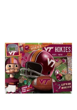 Deals 💯 NCAA Virginia Tech Hokies Retro Series Puzzle - 500 Pieces by You The Fan 🧨 -You The Fan Sales Belk 2769