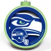 Coupon 🔔 NFL Seattle Seahawks 3D Logo Series Ornaments by You The Fan ✔️ -You The Fan Sales Belk 2779