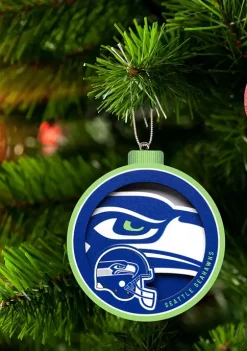 Coupon 🔔 NFL Seattle Seahawks 3D Logo Series Ornaments by You The Fan ✔️ -You The Fan Sales Belk 2782