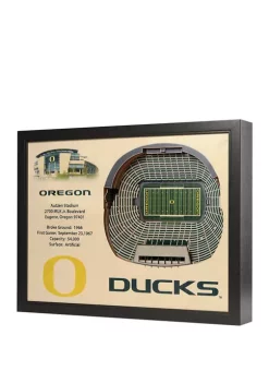 Buy 💯 NCAA Oregon Ducks 25-Layer StadiumViews 3D Wall Art - Autzen Stadium by You The Fan 🛒 -You The Fan Sales Belk 2807