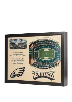 New ⌛ NFL Philadelphia Eagles 25-Layer StadiumViews 3D Wall Art - Lincoln Financial Field by You The Fan ✔️