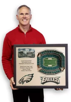 New ⌛ NFL Philadelphia Eagles 25-Layer StadiumViews 3D Wall Art - Lincoln Financial Field by You The Fan ✔️ -You The Fan Sales Belk 2819