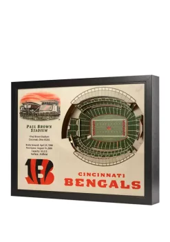 Best deal 🛒 NFL Cincinnati Bengals 25-Layer StadiumViews 3D Wall Art - Paul Brown Stadium by You The Fan 😍