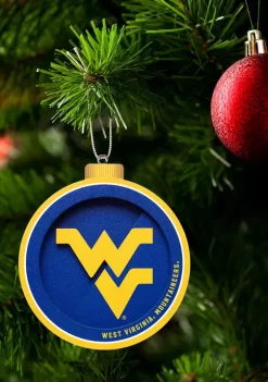 Coupon 🧨 NCAA West Virginia Mountaineers 3D Logo Series Ornaments by You The Fan 🔔 -You The Fan Sales Belk 2867