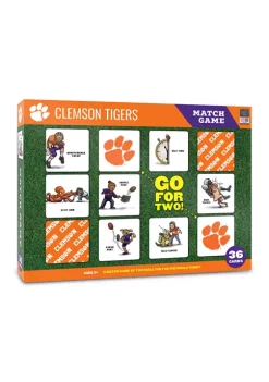 Hot Sale 👍 NCAA Clemson Tigers Licensed Memory Match Game by You The Fan 👍 -You The Fan Sales Belk 287