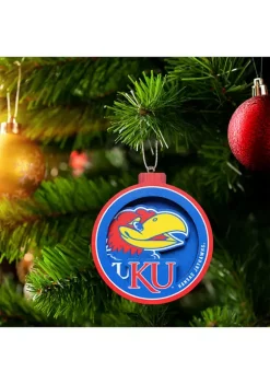 Discount 🔔 NCAA Kansas Jayhawks 3D Logo Series Ornaments by You The Fan 🥰 -You The Fan Sales Belk 2923